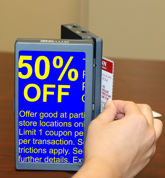 Learn About the Amigo Low Vision Portable Electronic Magnifier