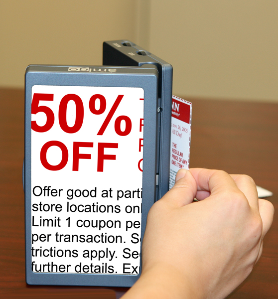 Learn About the Amigo Low Vision Portable Electronic Magnifier