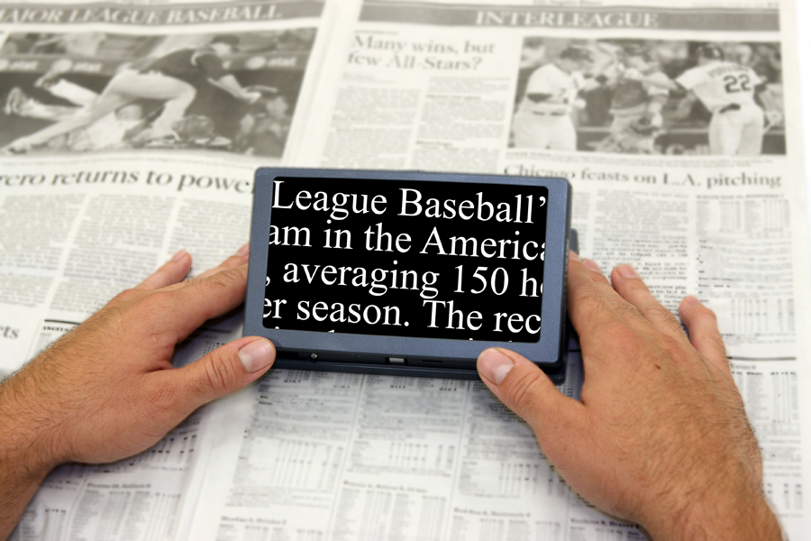 Learn About the Amigo Low Vision Portable Electronic Magnifier